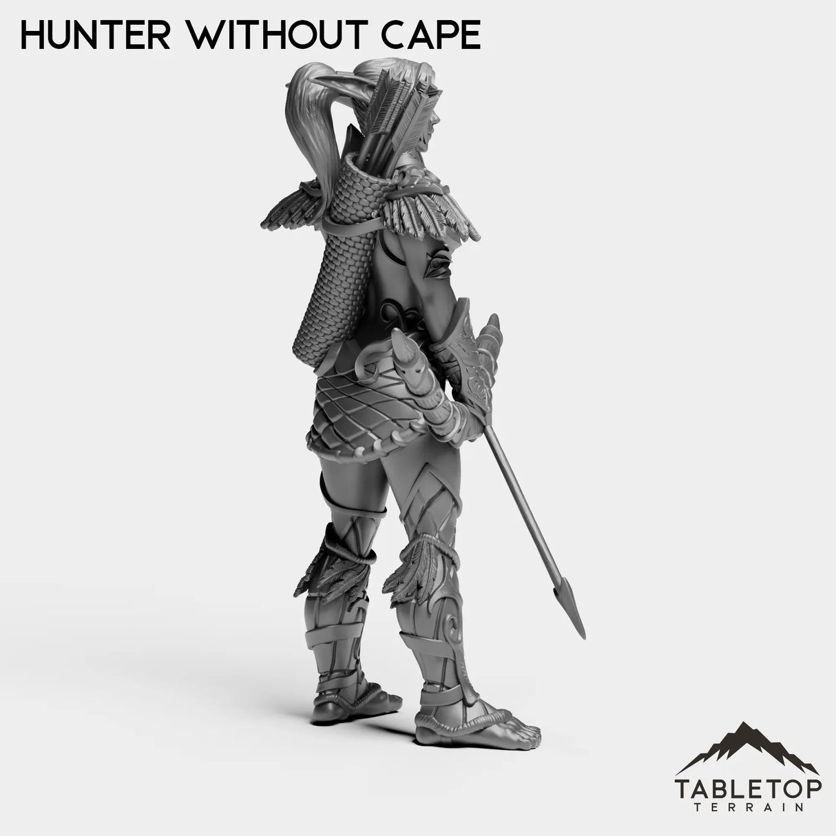 Tabletop Terrain Miniature Night Sentinel Hunter Female