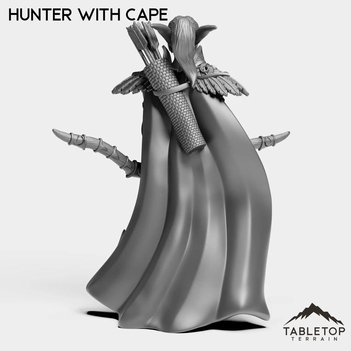 Tabletop Terrain Miniature Night Sentinel Hunter Female