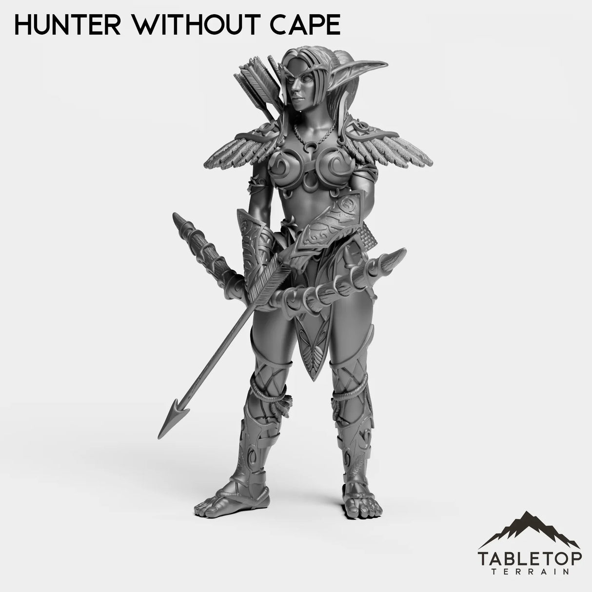 Tabletop Terrain Miniature Night Sentinel Hunter Female