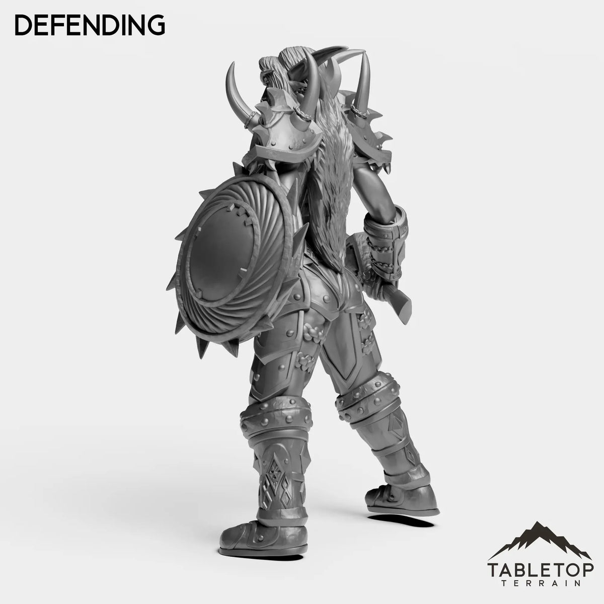 Tabletop Terrain Miniature Night Warrior Female Tier 1