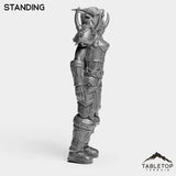 Tabletop Terrain Miniature Night Warrior Female Tier 1