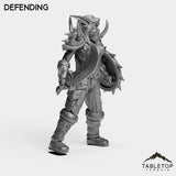 Tabletop Terrain Miniature Night Warrior Female Tier 1