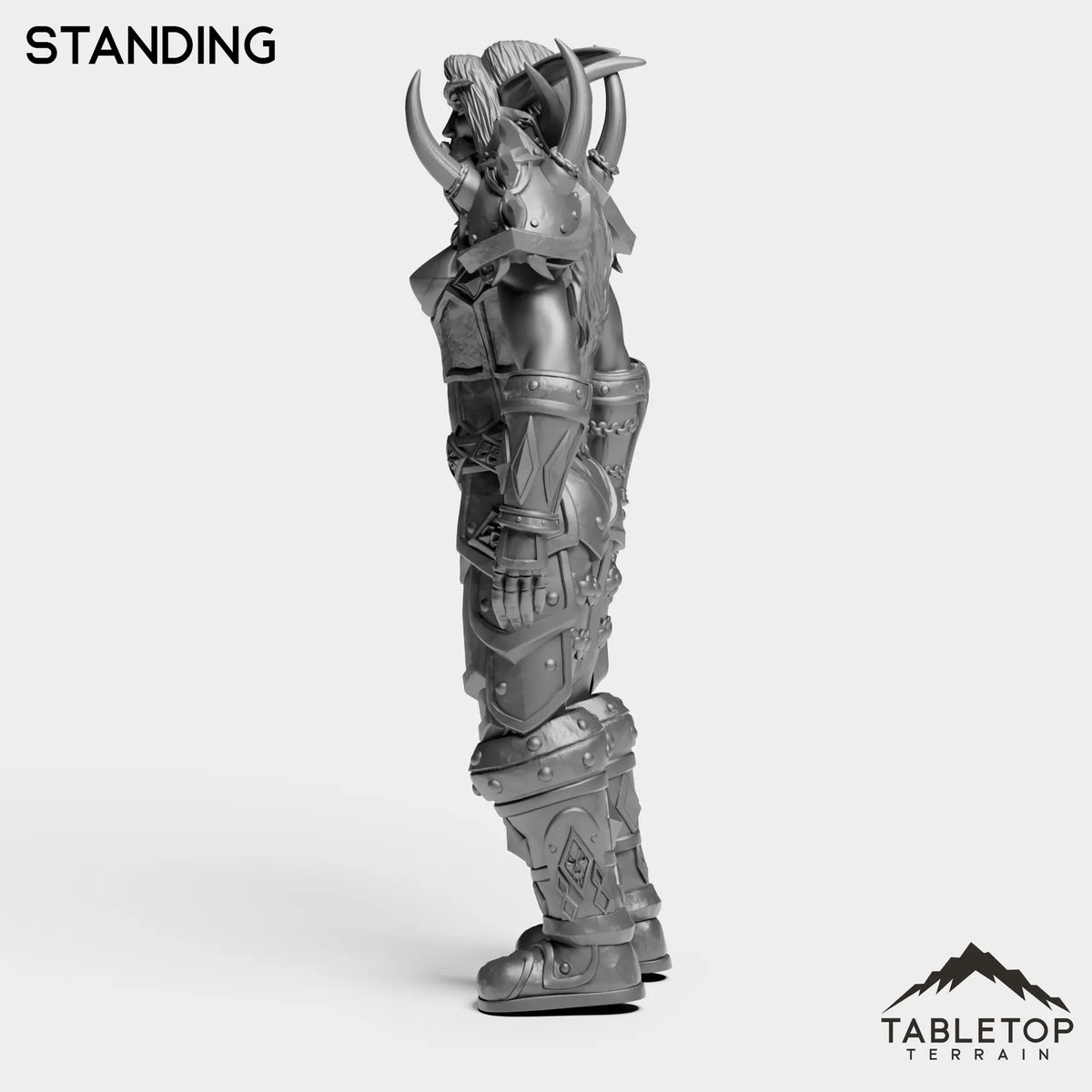 Tabletop Terrain Miniature Night Warrior Female Tier 1
