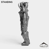Tabletop Terrain Miniature Night Warrior Female Tier 1