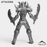Tabletop Terrain Miniature Night Warrior Female Tier 1