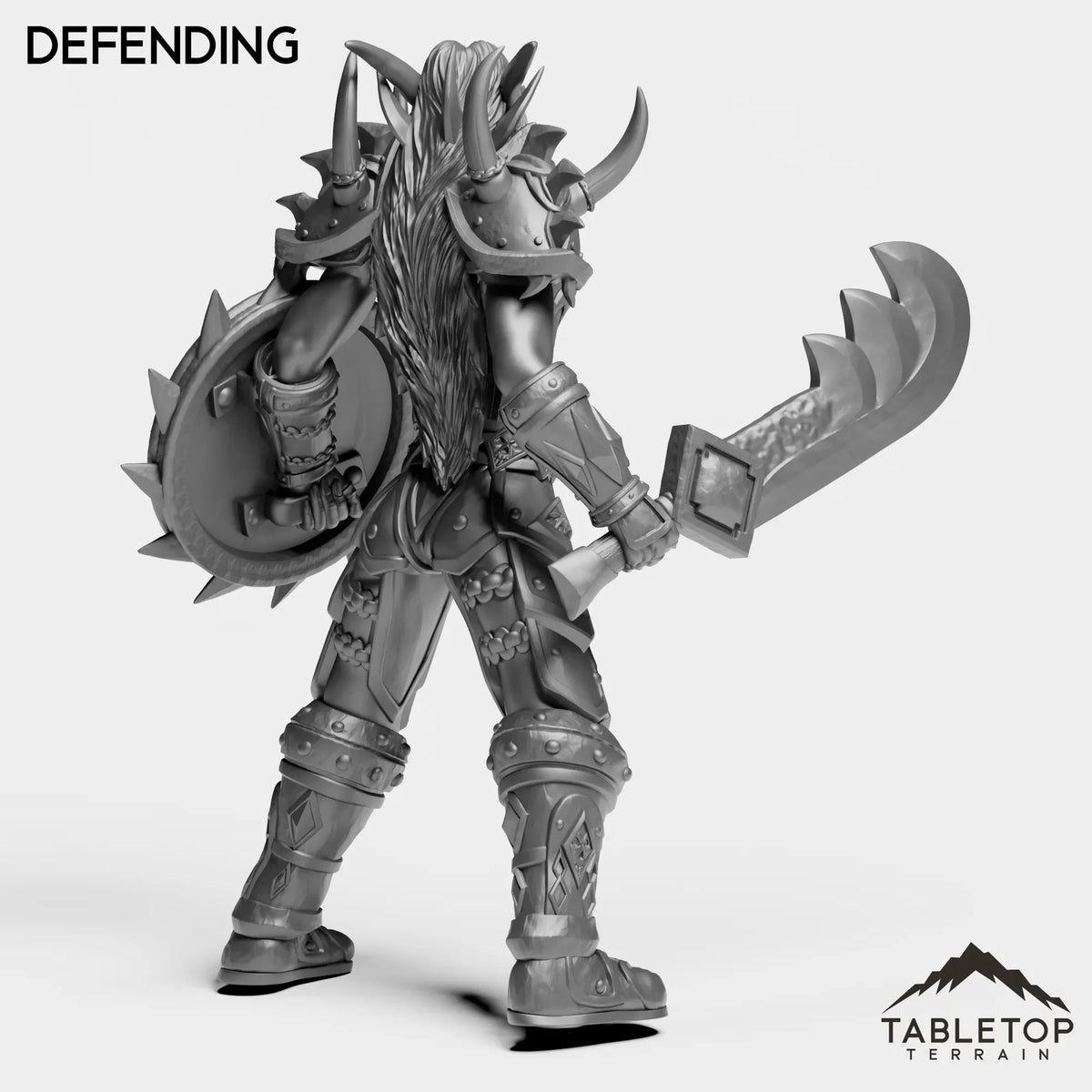 Tabletop Terrain Miniature Night Warrior Female Tier 1