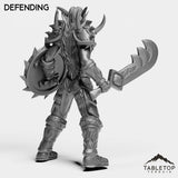 Tabletop Terrain Miniature Night Warrior Female Tier 1