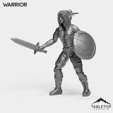 Tabletop Terrain Miniature Night Warrior Starter Female