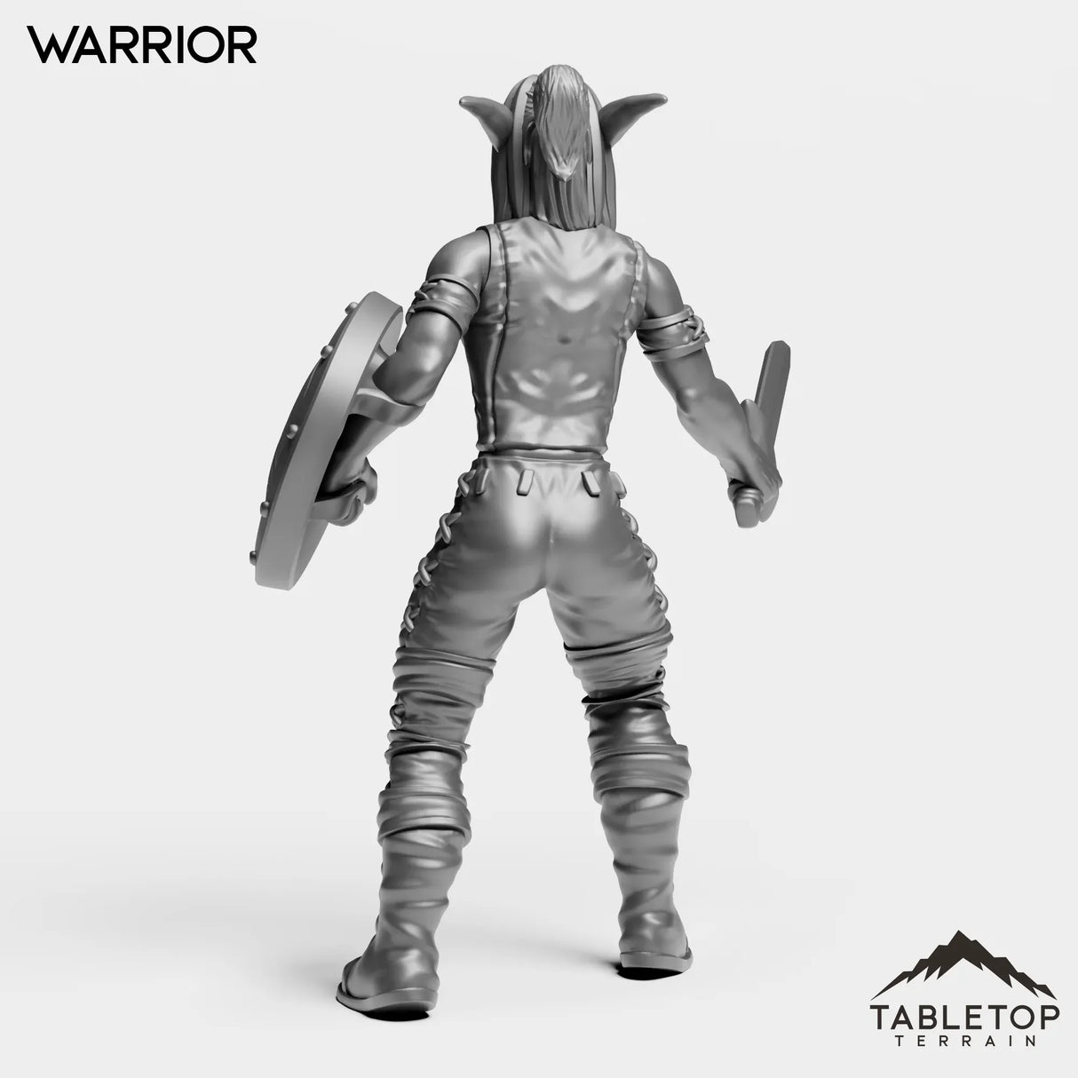 Tabletop Terrain Miniature Night Warrior Starter Female