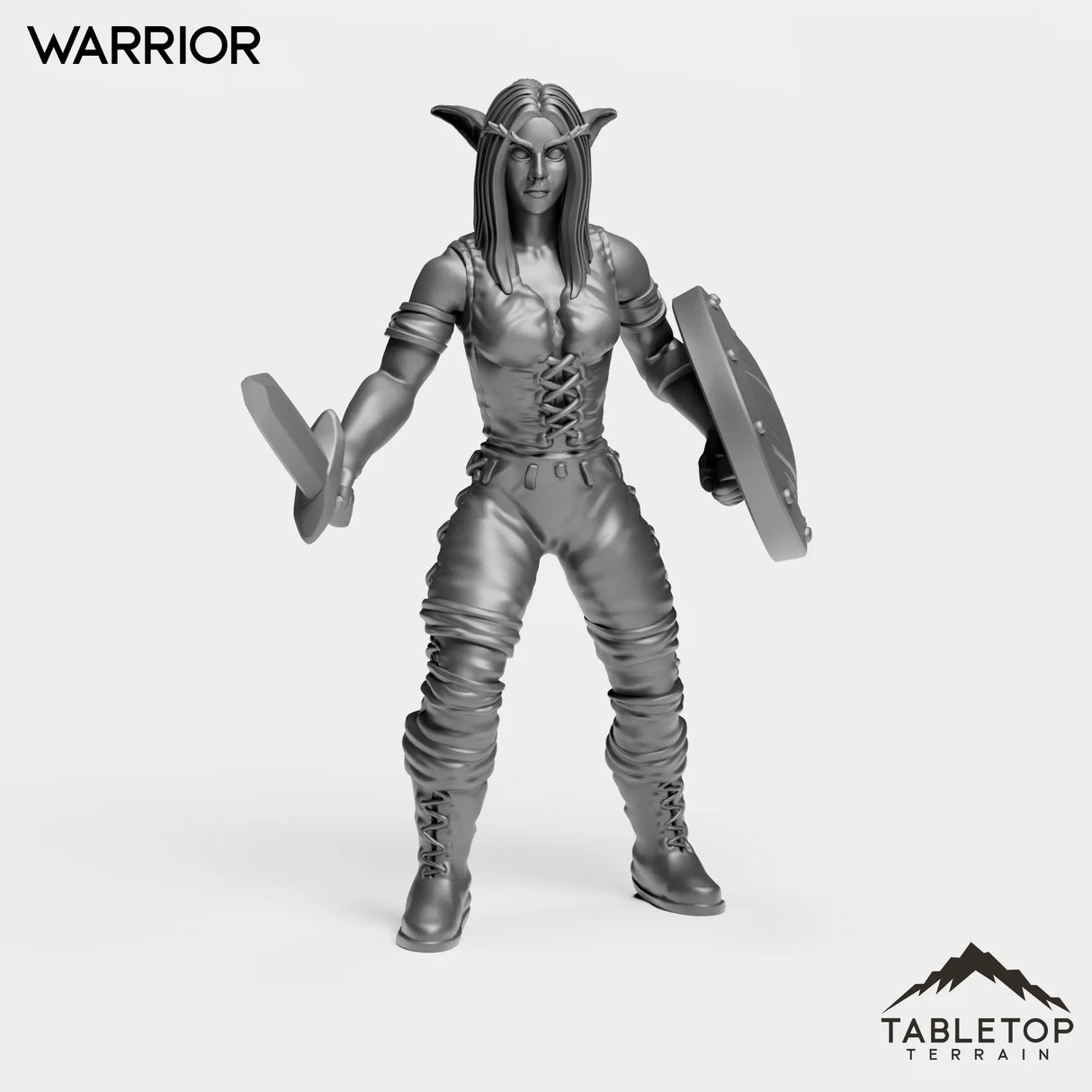 Tabletop Terrain Miniature Night Warrior Starter Female