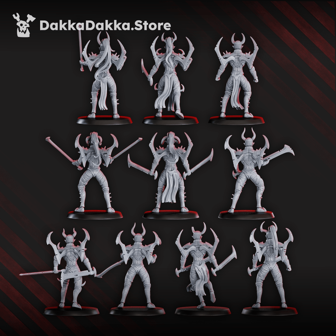 Tabletop Terrain Miniature Nightmare Squad (Alvs Night Raiders)