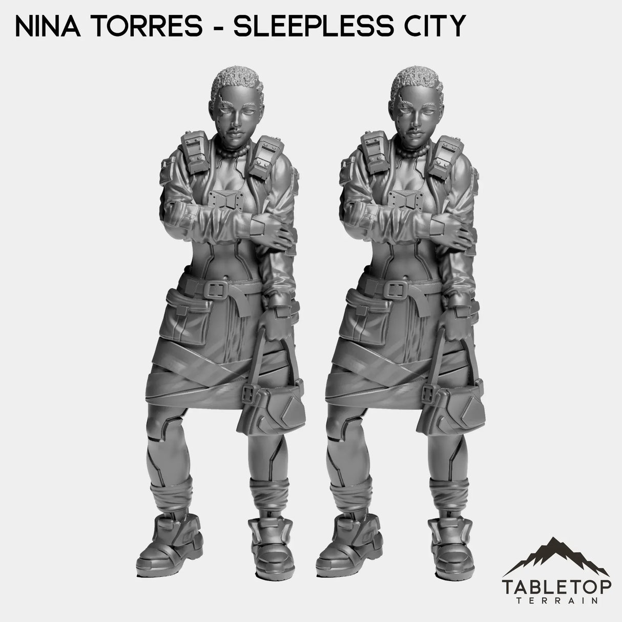 Tabletop Terrain Miniature Nina Torres - Sleepless City