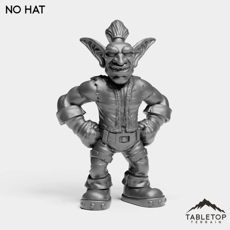 Tabletop Terrain Miniature No Hat Goblin Leader