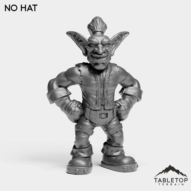 Tabletop Terrain Miniature No Hat Goblin Leader