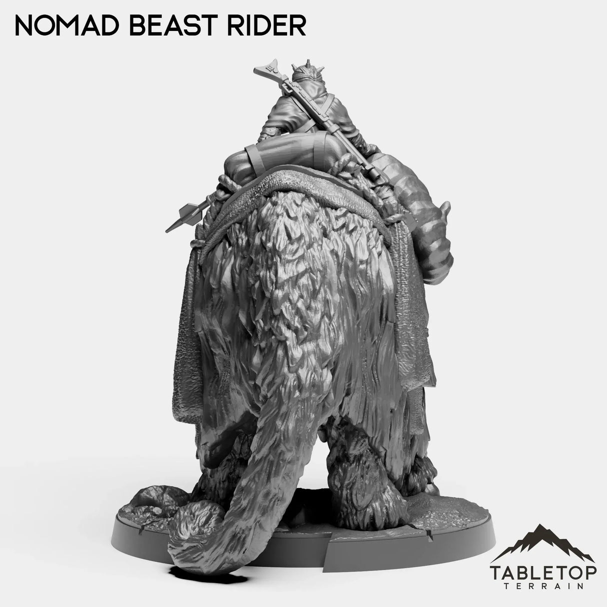 Tabletop Terrain Miniature Nomad Beast Rider