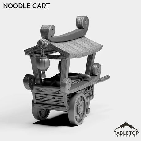 Tabletop Terrain Miniature Noodle Cart Panda Cook