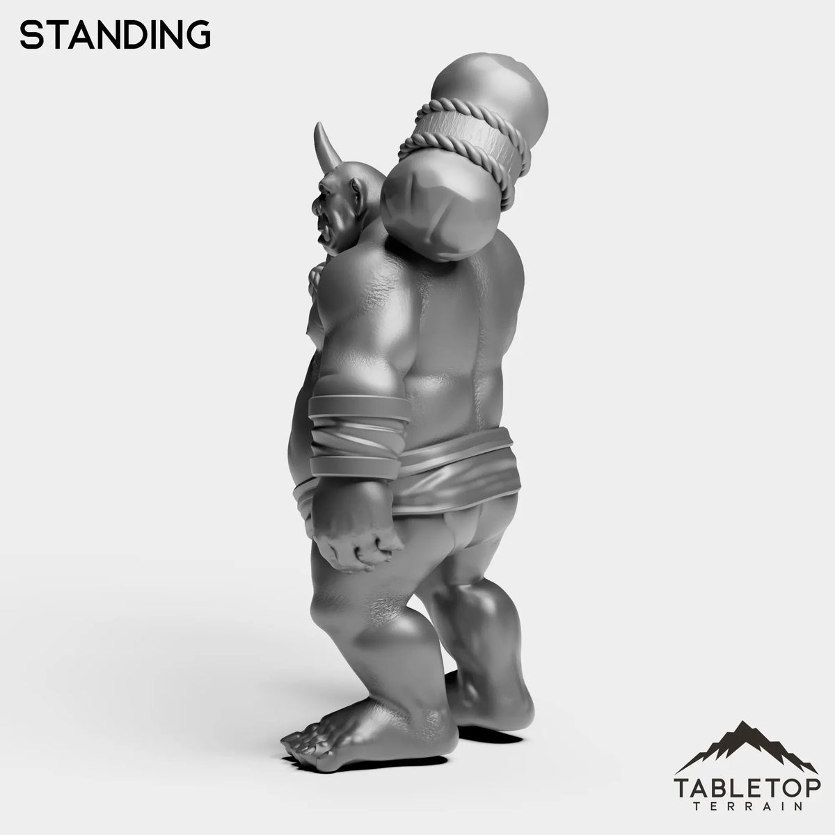 Tabletop Terrain Miniature Ogre Brute