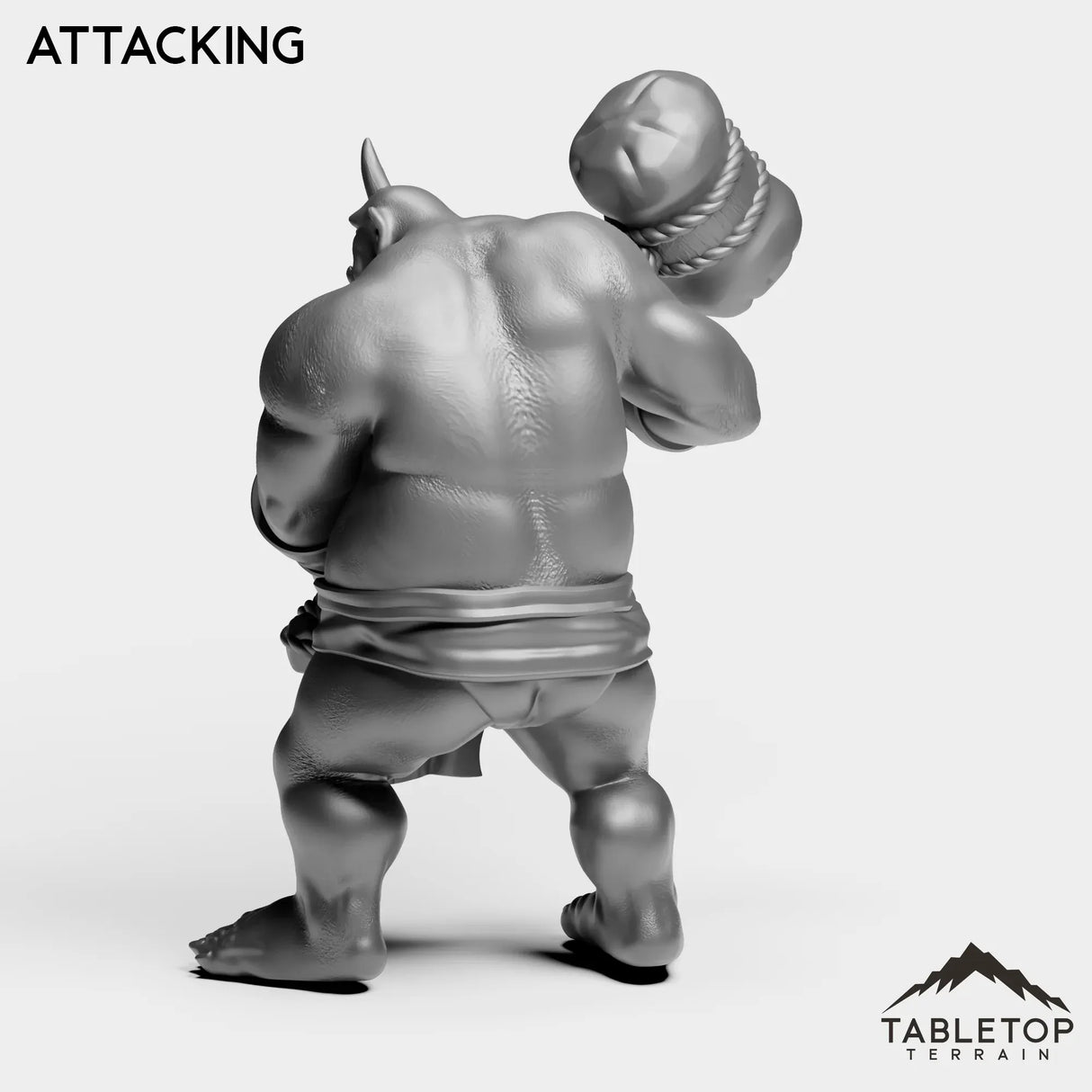 Tabletop Terrain Miniature Ogre Brute