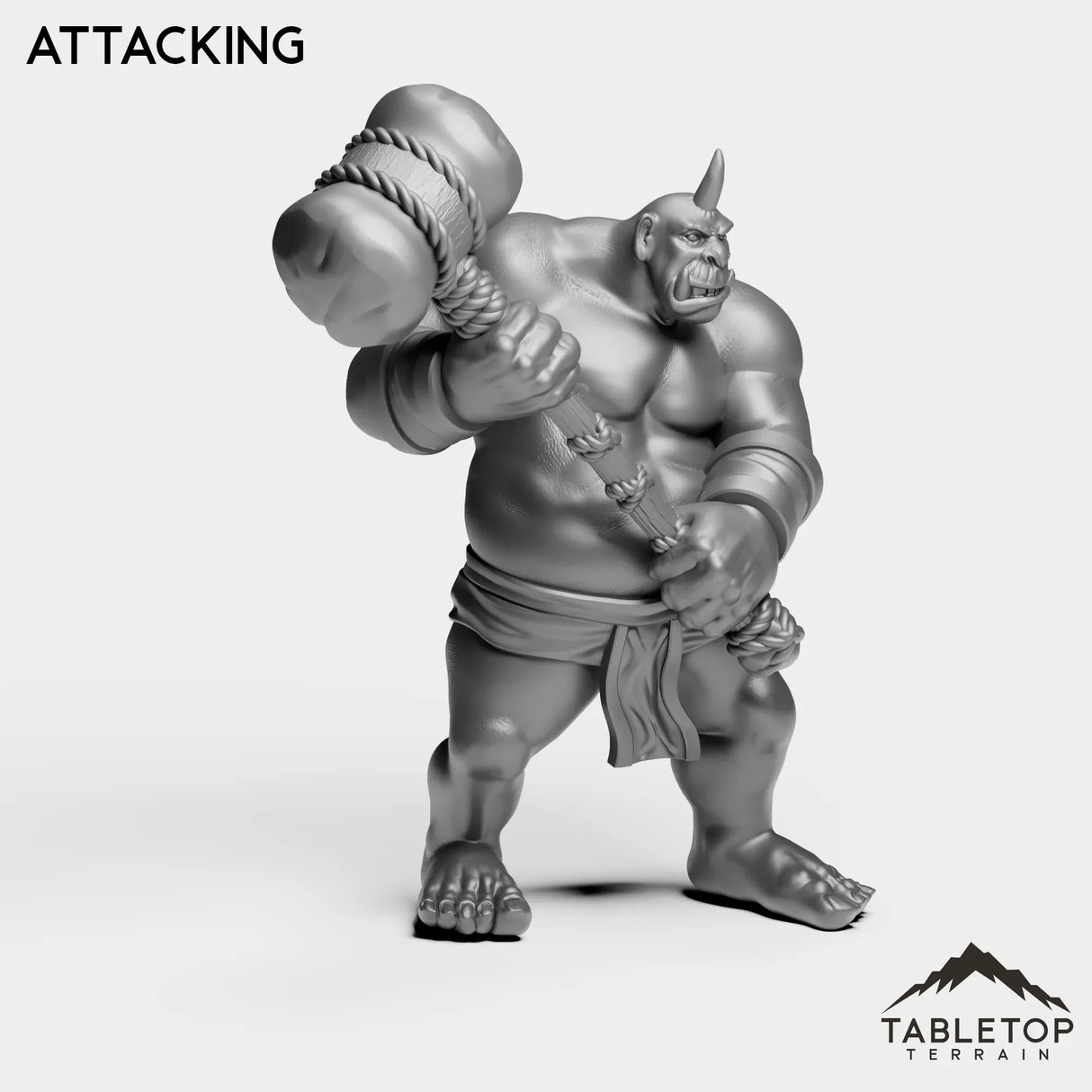 Tabletop Terrain Miniature Ogre Brute