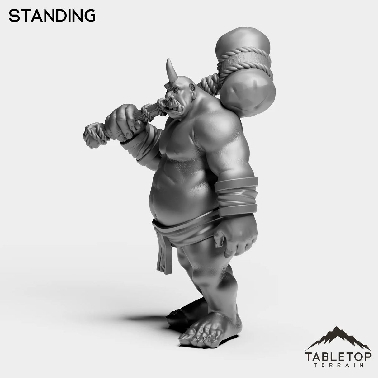 Tabletop Terrain Miniature Ogre Brute