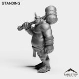 Tabletop Terrain Miniature Ogre Brute