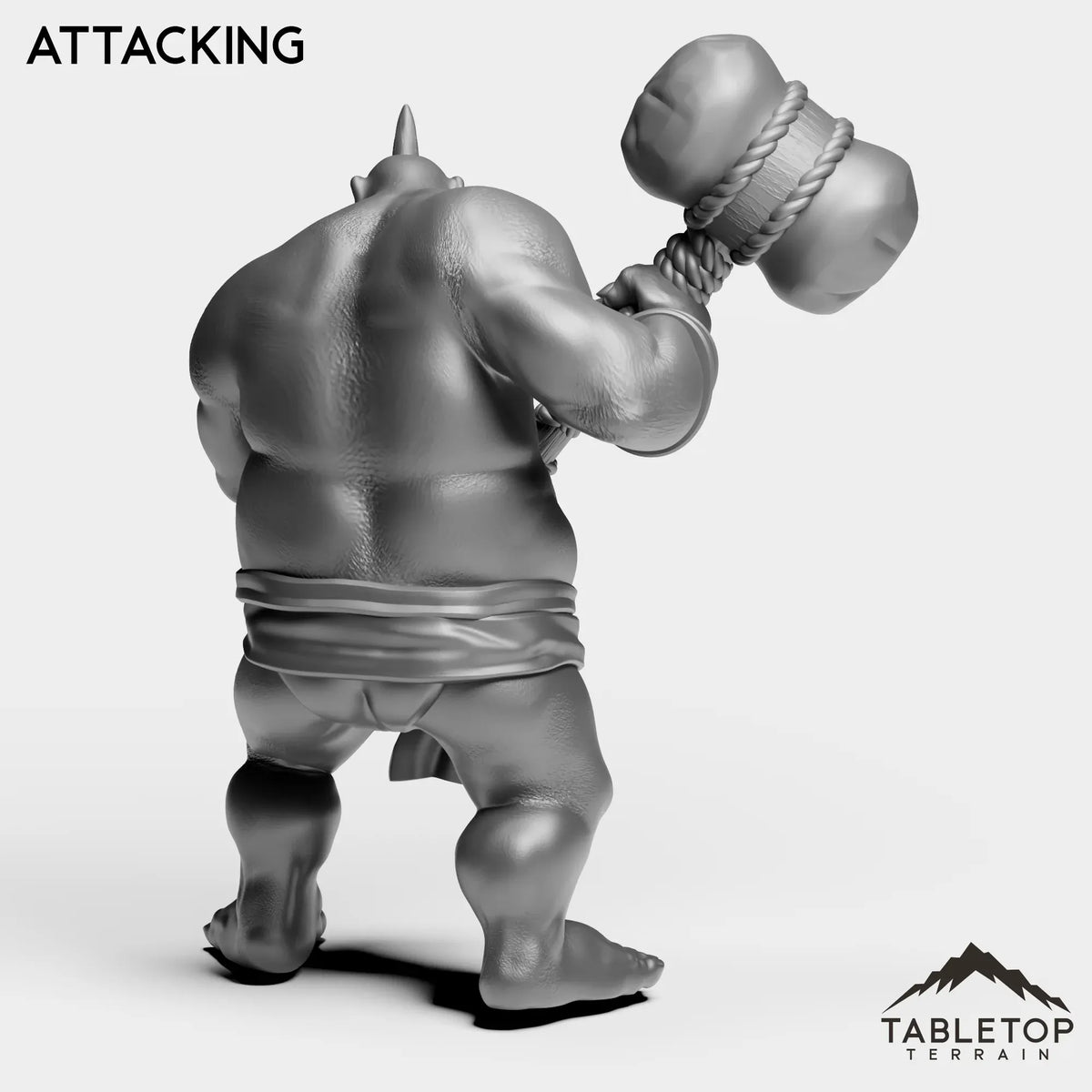 Tabletop Terrain Miniature Ogre Brute