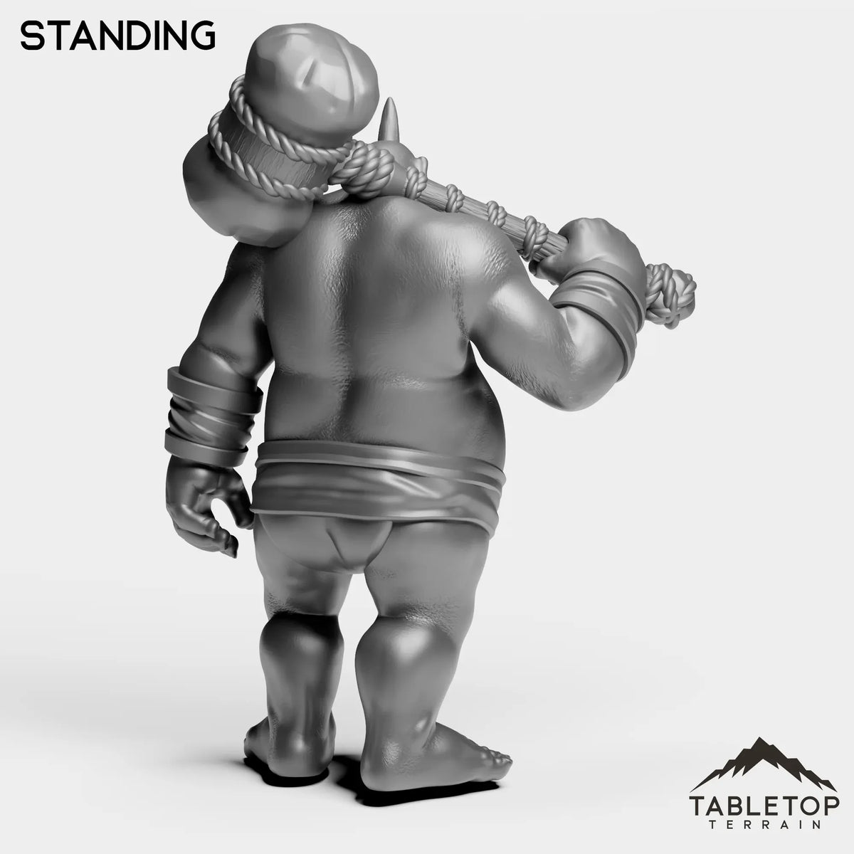 Tabletop Terrain Miniature Ogre Brute