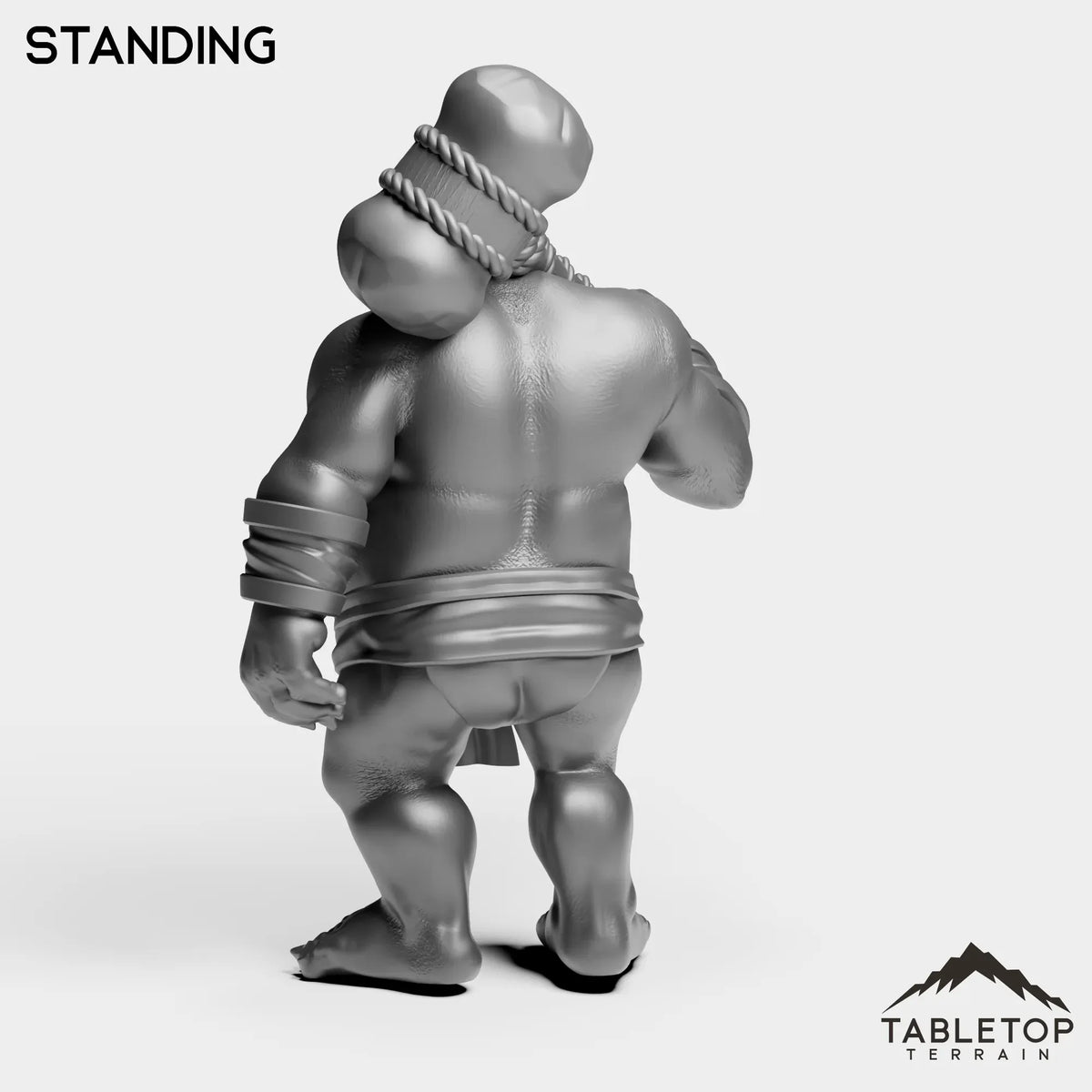 Tabletop Terrain Miniature Ogre Brute