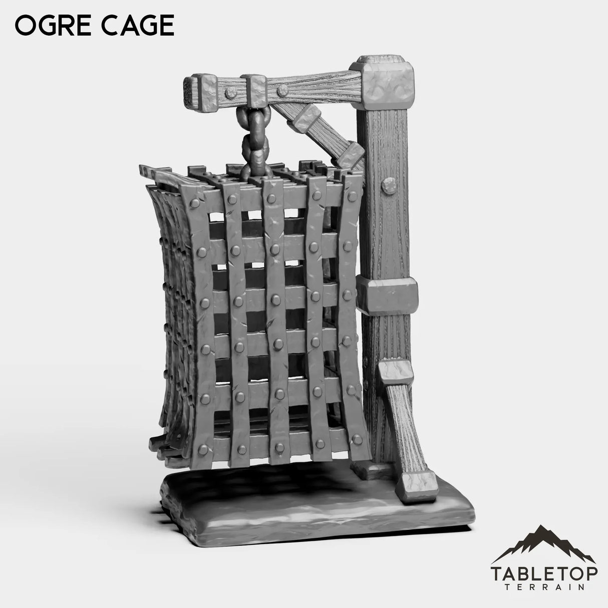 Tabletop Terrain Miniature Ogre Cage