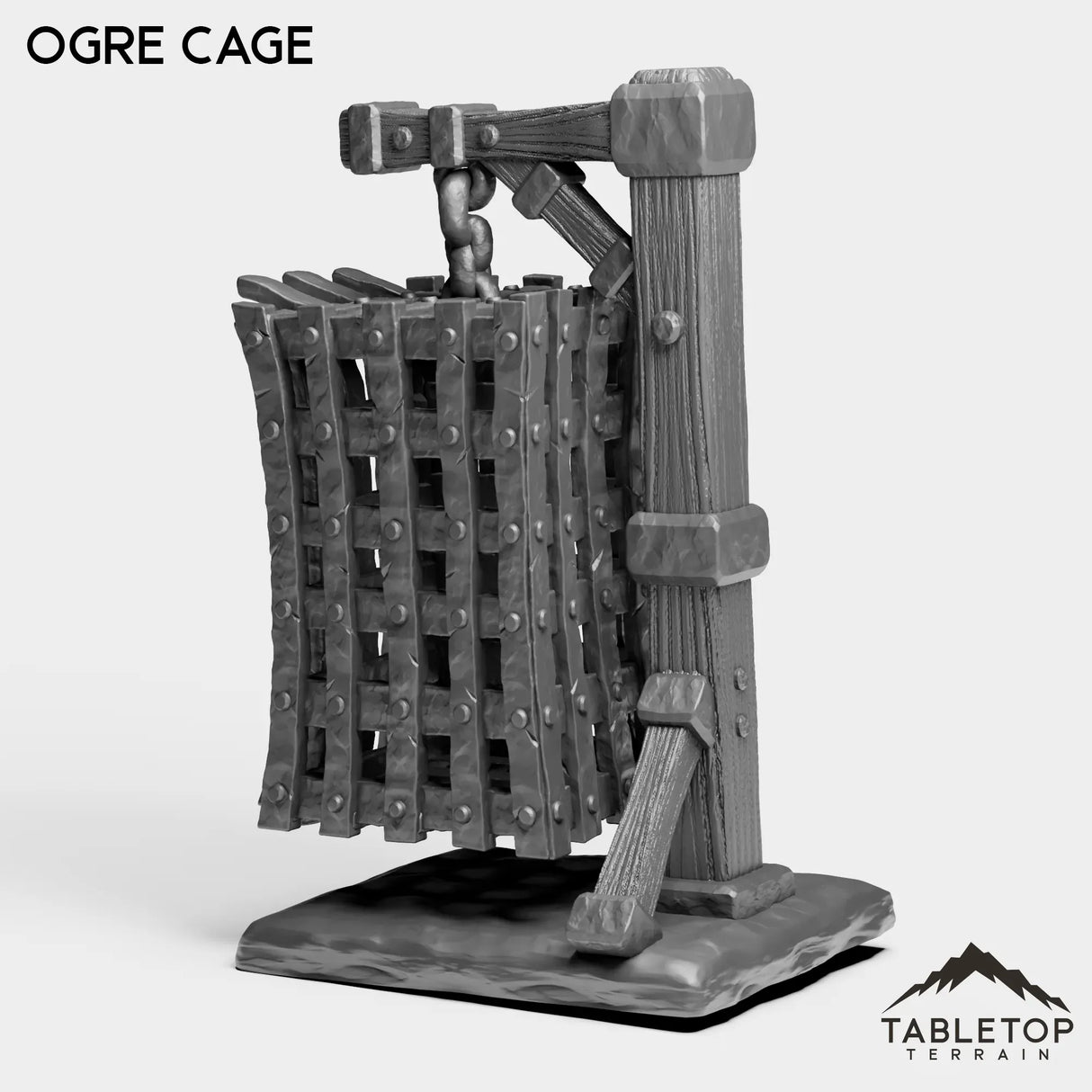 Tabletop Terrain Miniature Ogre Cage