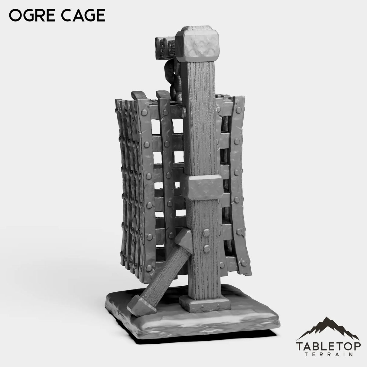 Tabletop Terrain Miniature Ogre Cage