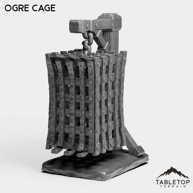 Tabletop Terrain Miniature Ogre Cage