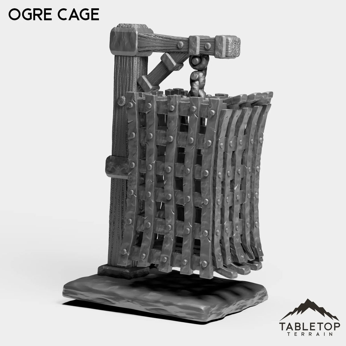 Tabletop Terrain Miniature Ogre Cage