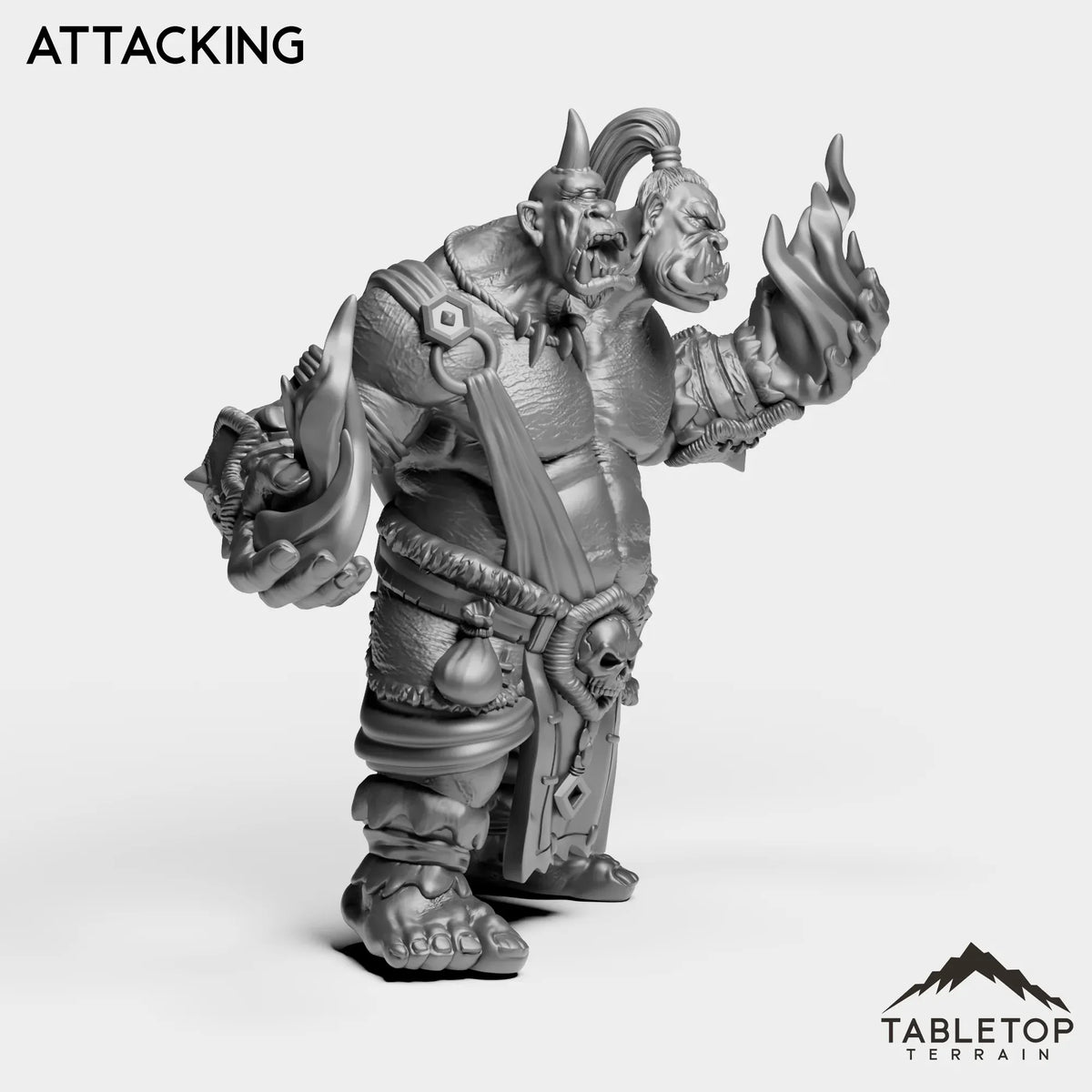 Tabletop Terrain Miniature Ogre Magi 2
