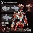 Tabletop Terrain Miniature Omega Wave Suit