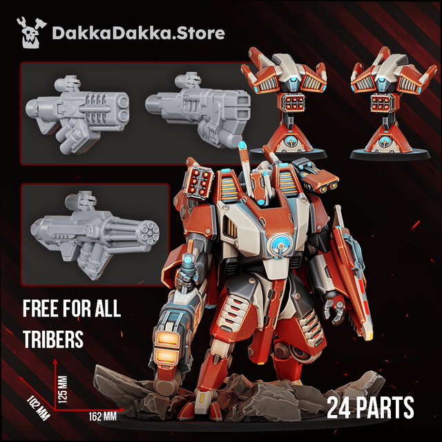 Tabletop Terrain Miniature Omega Wave Suit