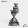 Tabletop Terrain Miniature On Clock Gnome Timekeeper