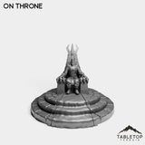 Tabletop Terrain Miniature On Throne Culled Knights King