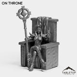 Tabletop Terrain Miniature On Throne High Inquisitor