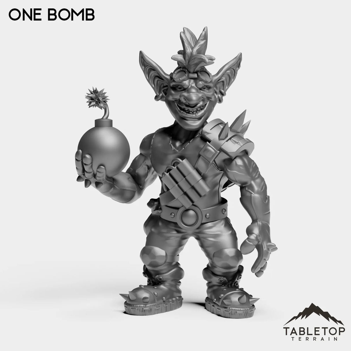 Tabletop Terrain Miniature One Bomb Goblin Bomber