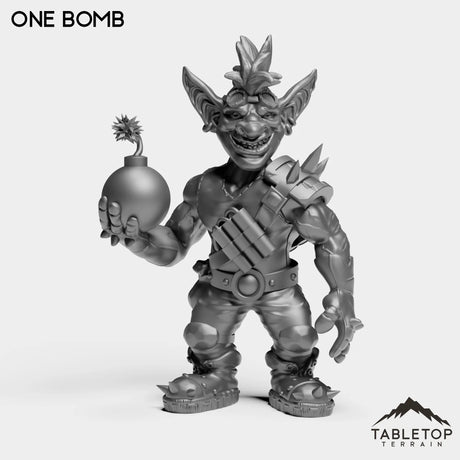 Tabletop Terrain Miniature One Bomb Goblin Bomber