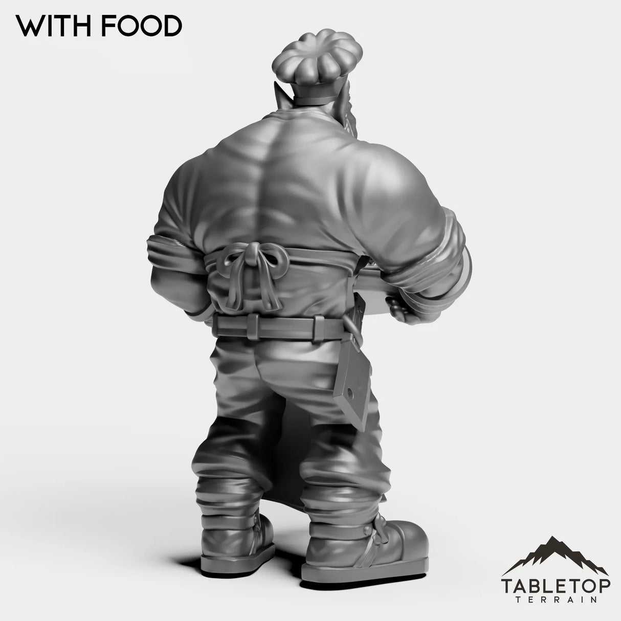 Tabletop Terrain Miniature Orc Chef