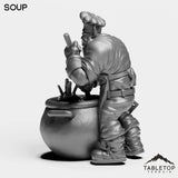 Tabletop Terrain Miniature Orc Chef