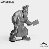 Tabletop Terrain Miniature Orc Chef
