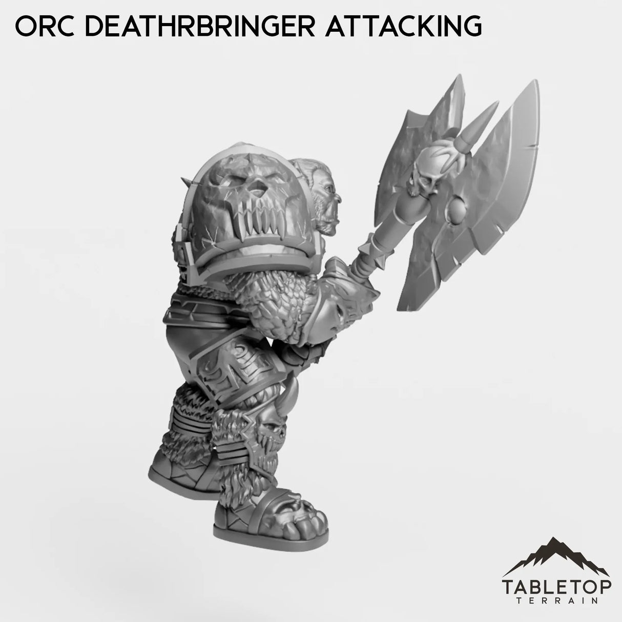 Tabletop Terrain Miniature Orc Deathbringer