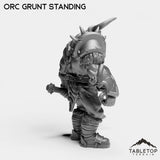 Tabletop Terrain Miniature Orc Grunt