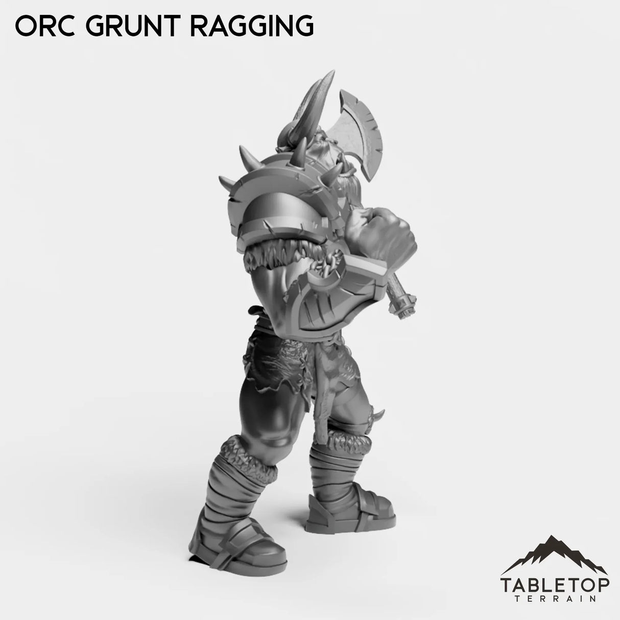 Tabletop Terrain Miniature Orc Grunt