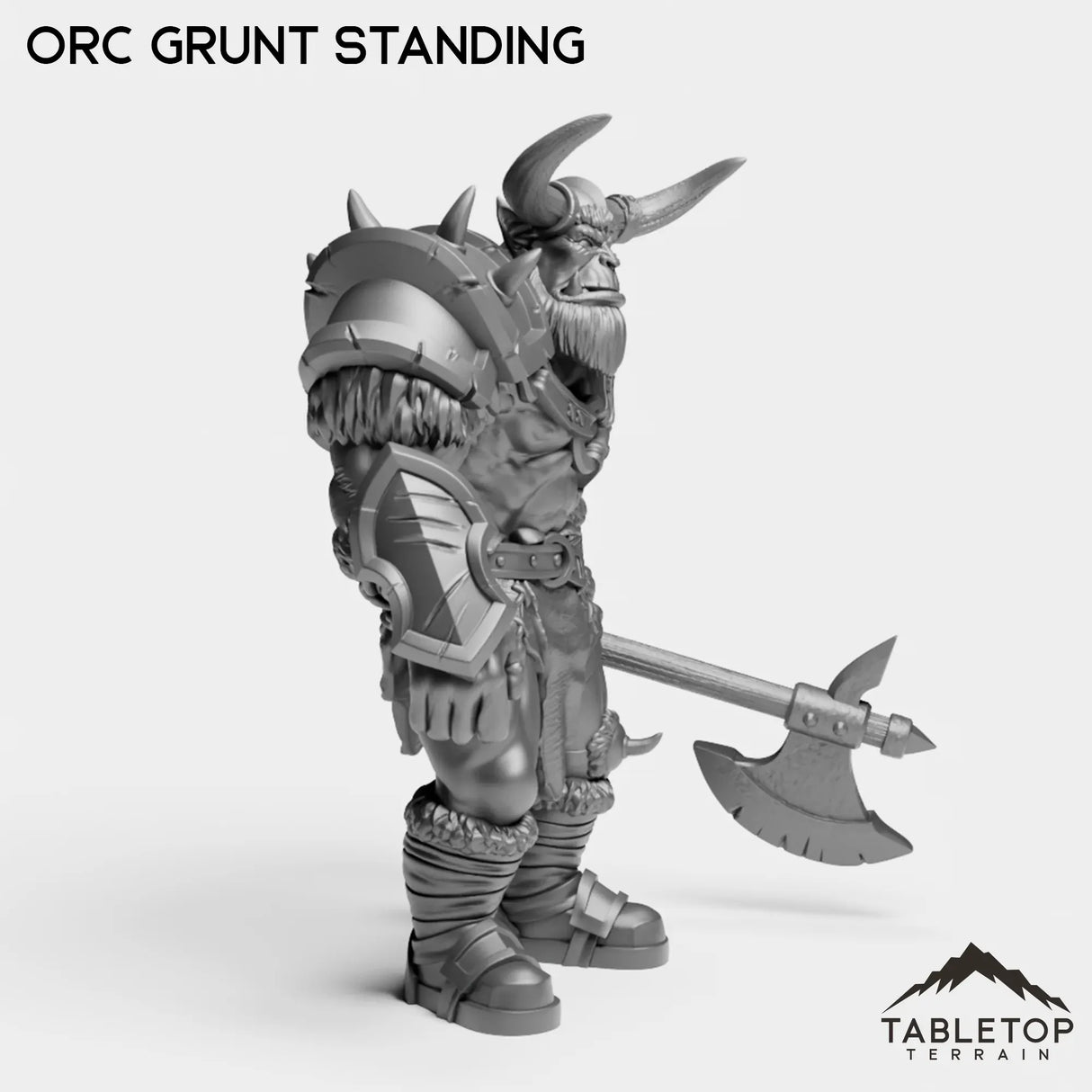 Tabletop Terrain Miniature Orc Grunt
