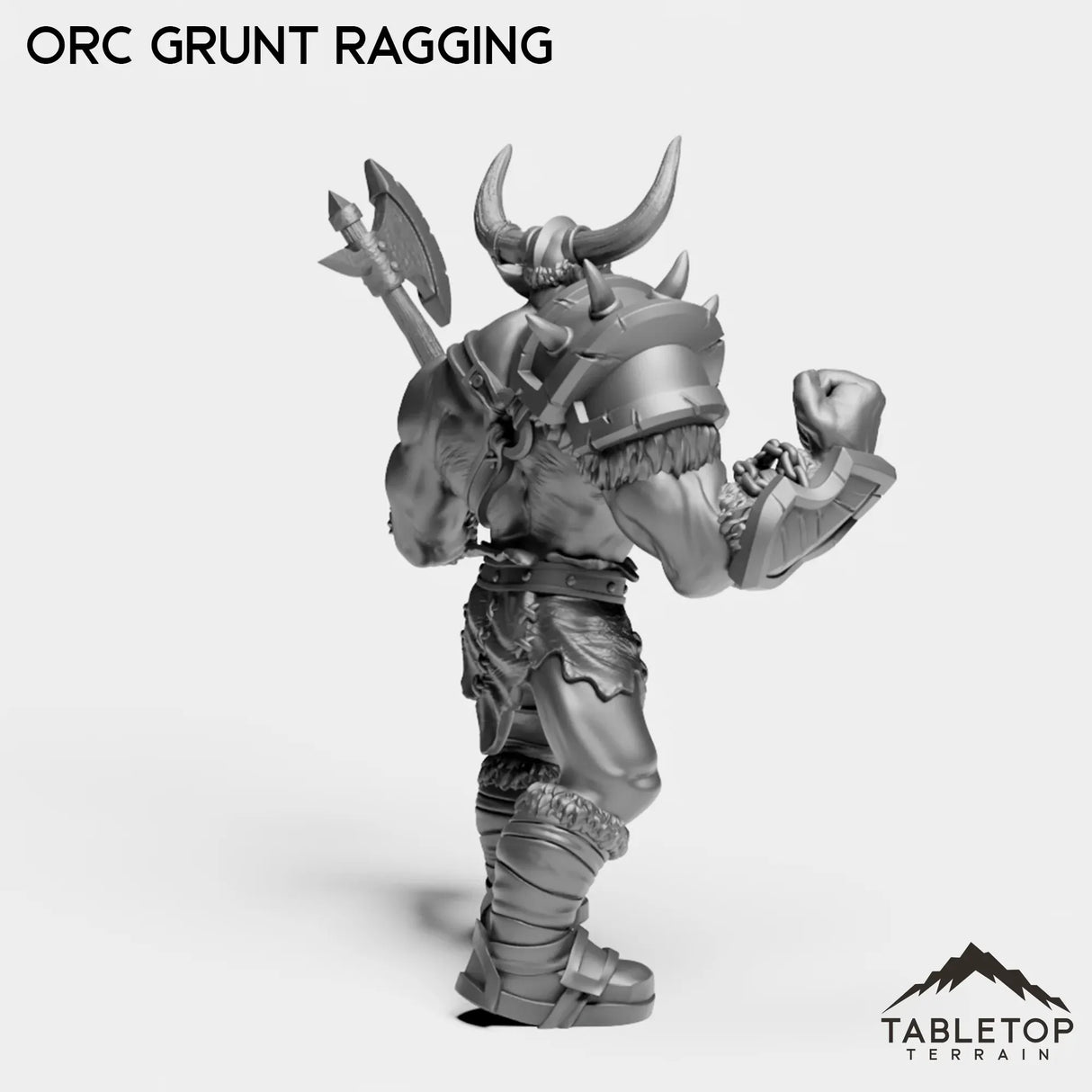 Tabletop Terrain Miniature Orc Grunt
