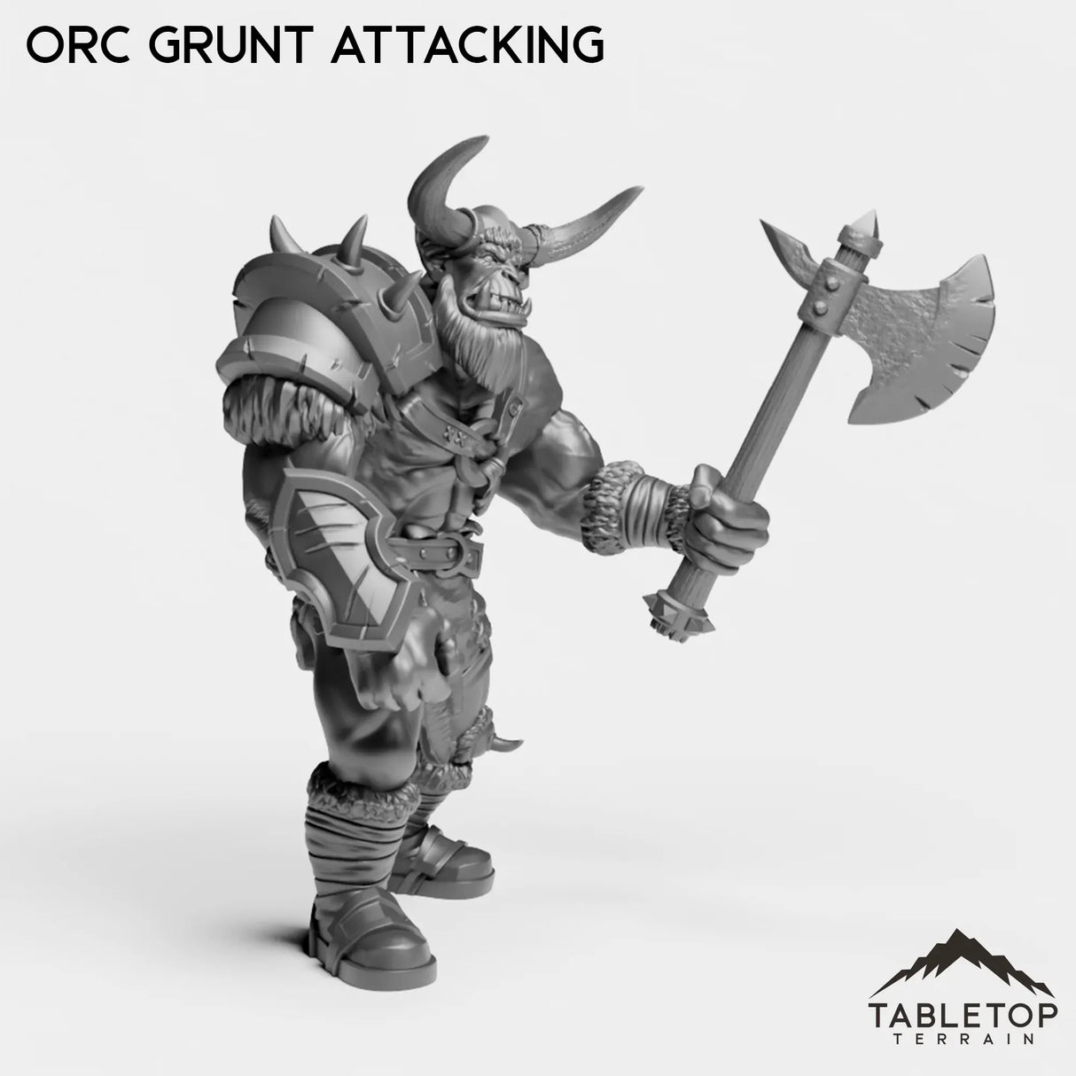 Tabletop Terrain Miniature Orc Grunt